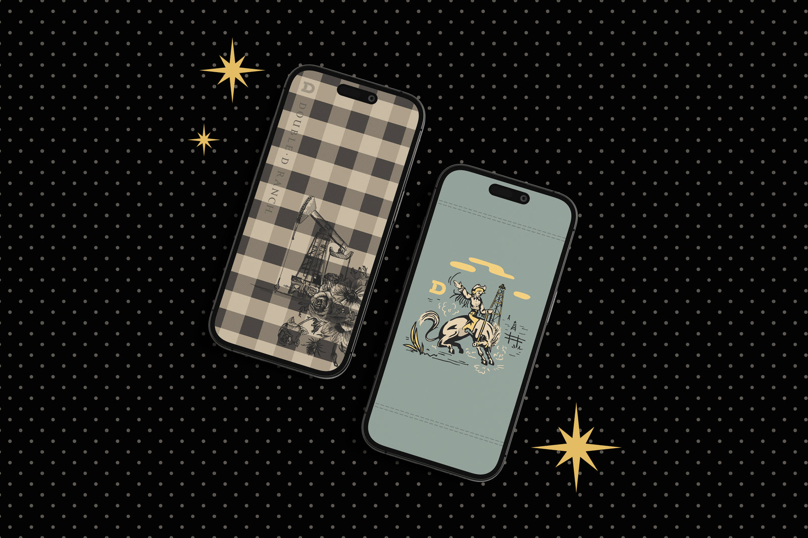 Double D Ranch, Roughneck Rodeo Collection phone backgrounds.