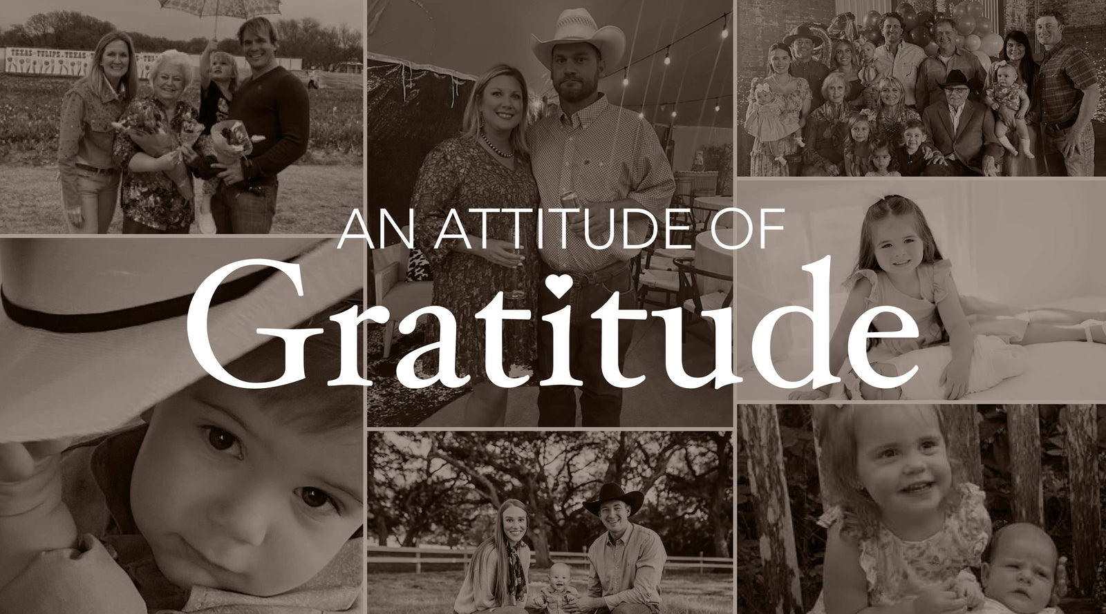 AN ATTITUDE OF GRATITUDE