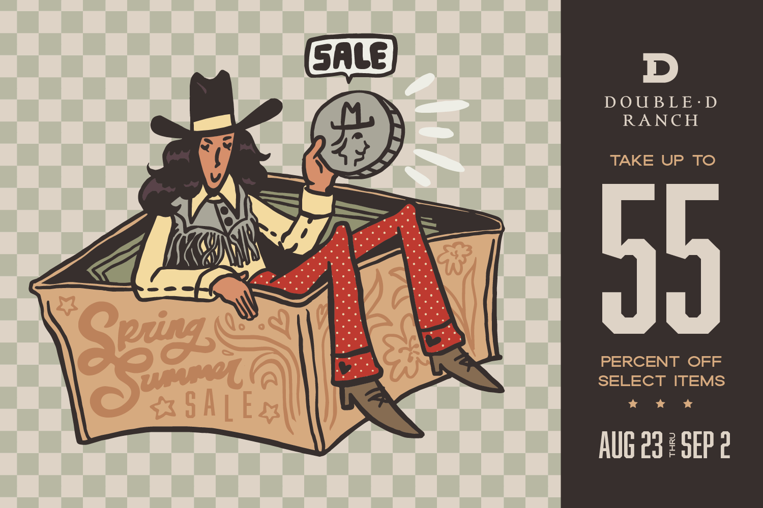 Take up to 55% off select items from August 23rd through September 2nd!