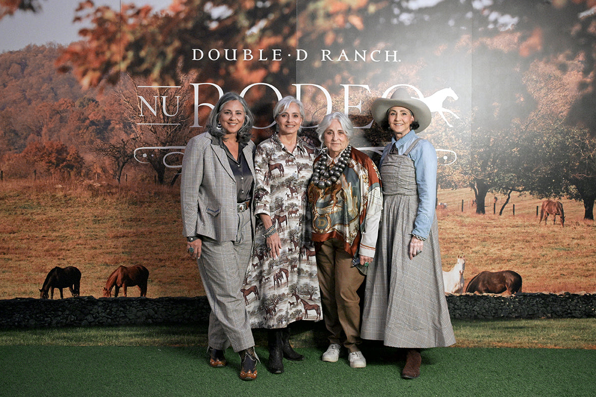 Audrey, Hedy, Margie, and Cheryl posed at the Nu Rodeo Collection Live Launch