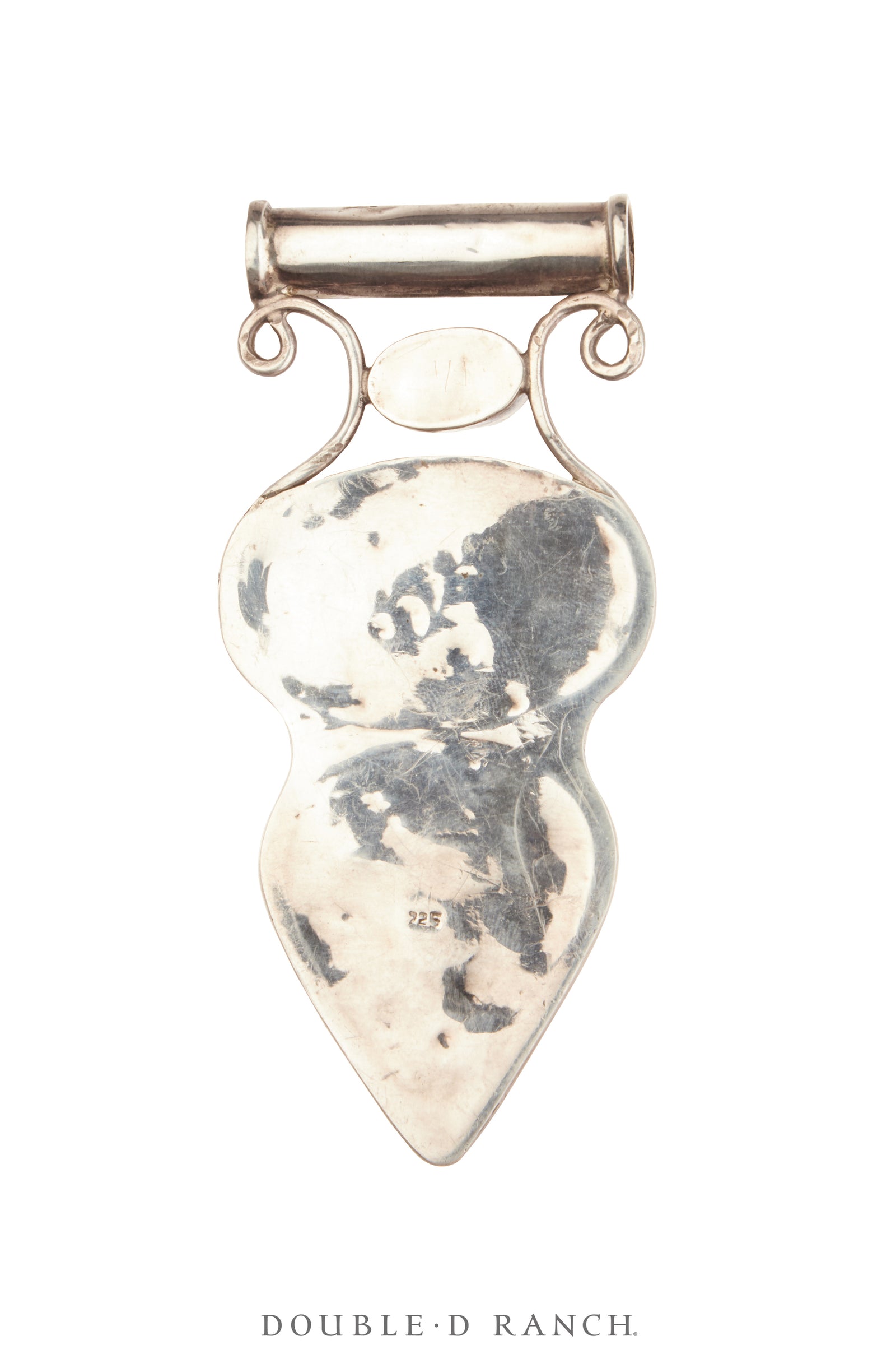 Pendant, Novelty, Turquoise, Sterling Silver, Hallmark, Vintage, 1260