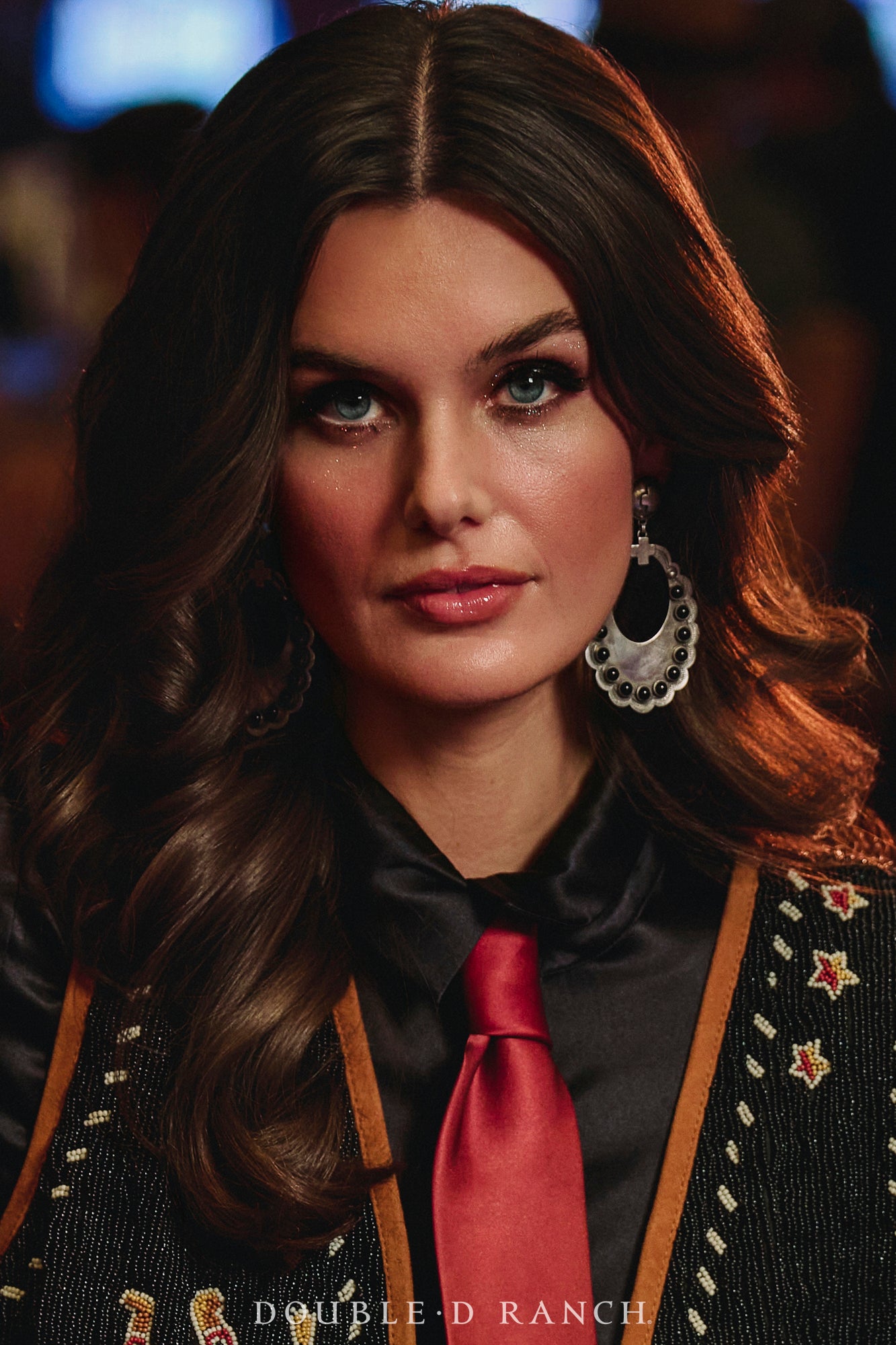 Earrings, Hoop, Sterling Silver & Onyx, Dennis Hogan, 551E