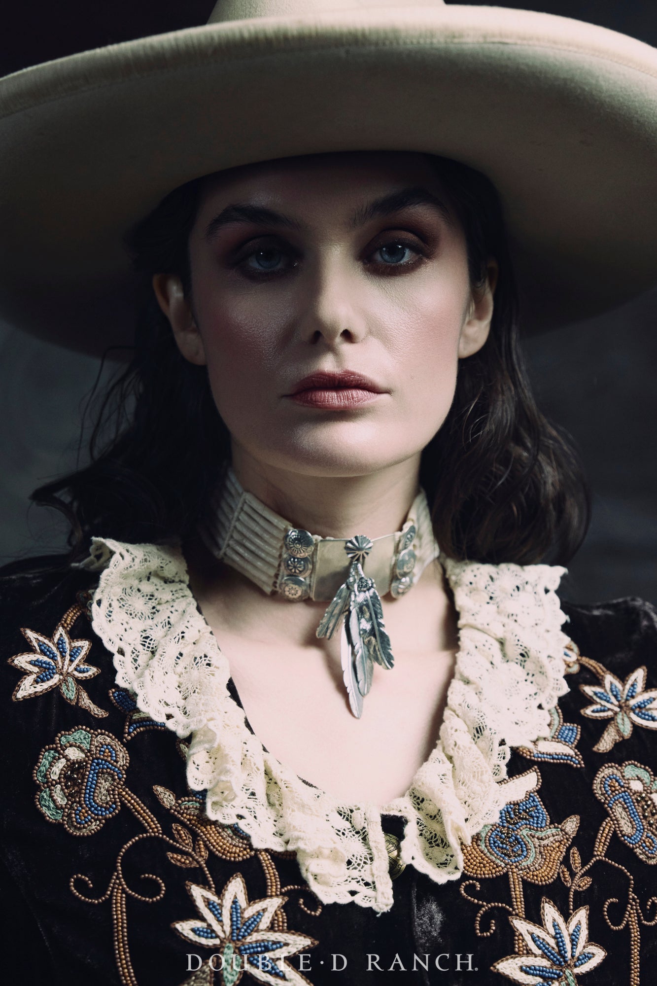 Necklace, Mummy's Bundle, by Double D Ranch, Isabella, Choker, Dentalium, 150