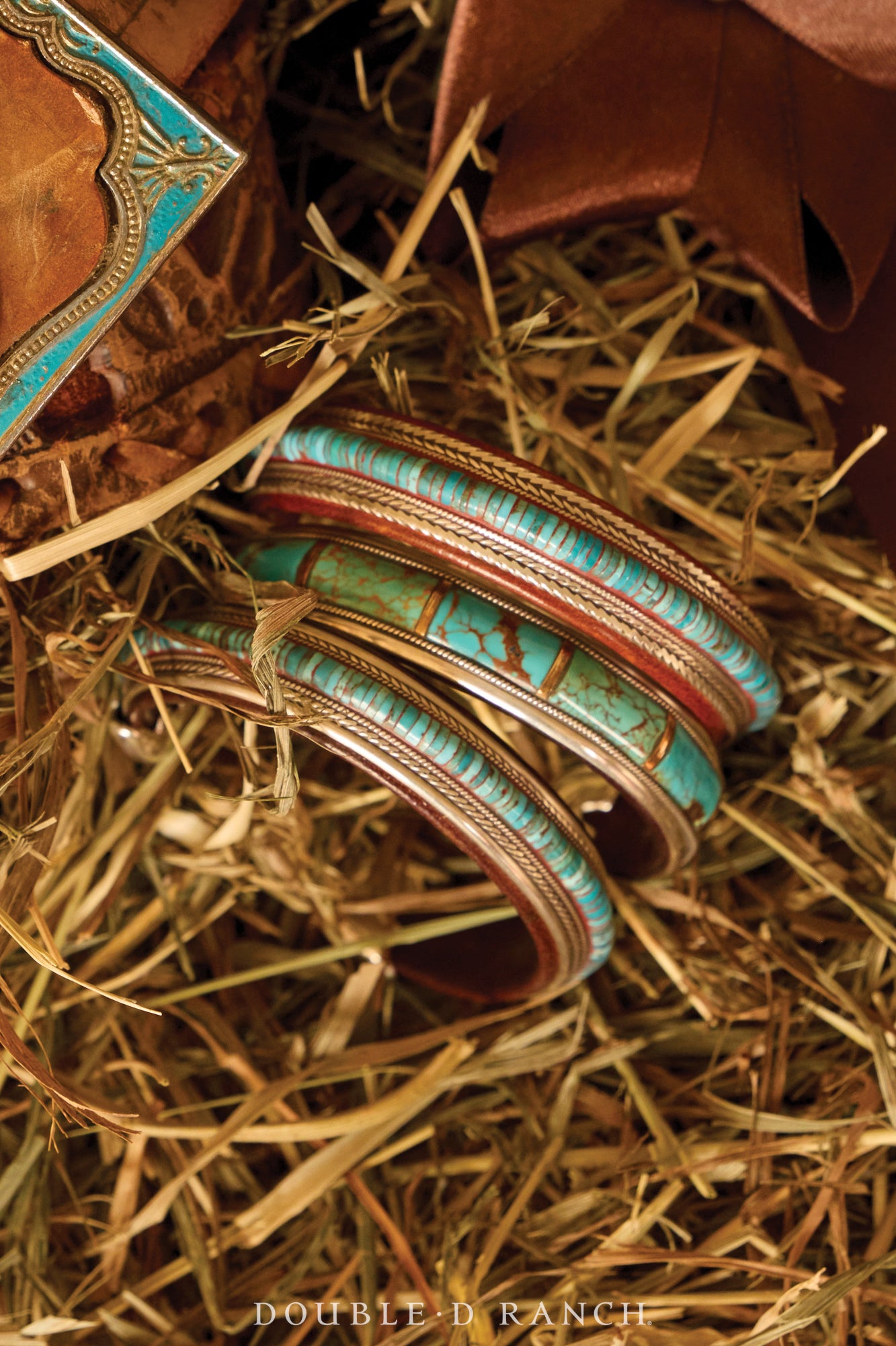 Cuff, Inlay, Turquoise, Leather Lined, Artisan, Charlie Favour, Contemporary, 4094