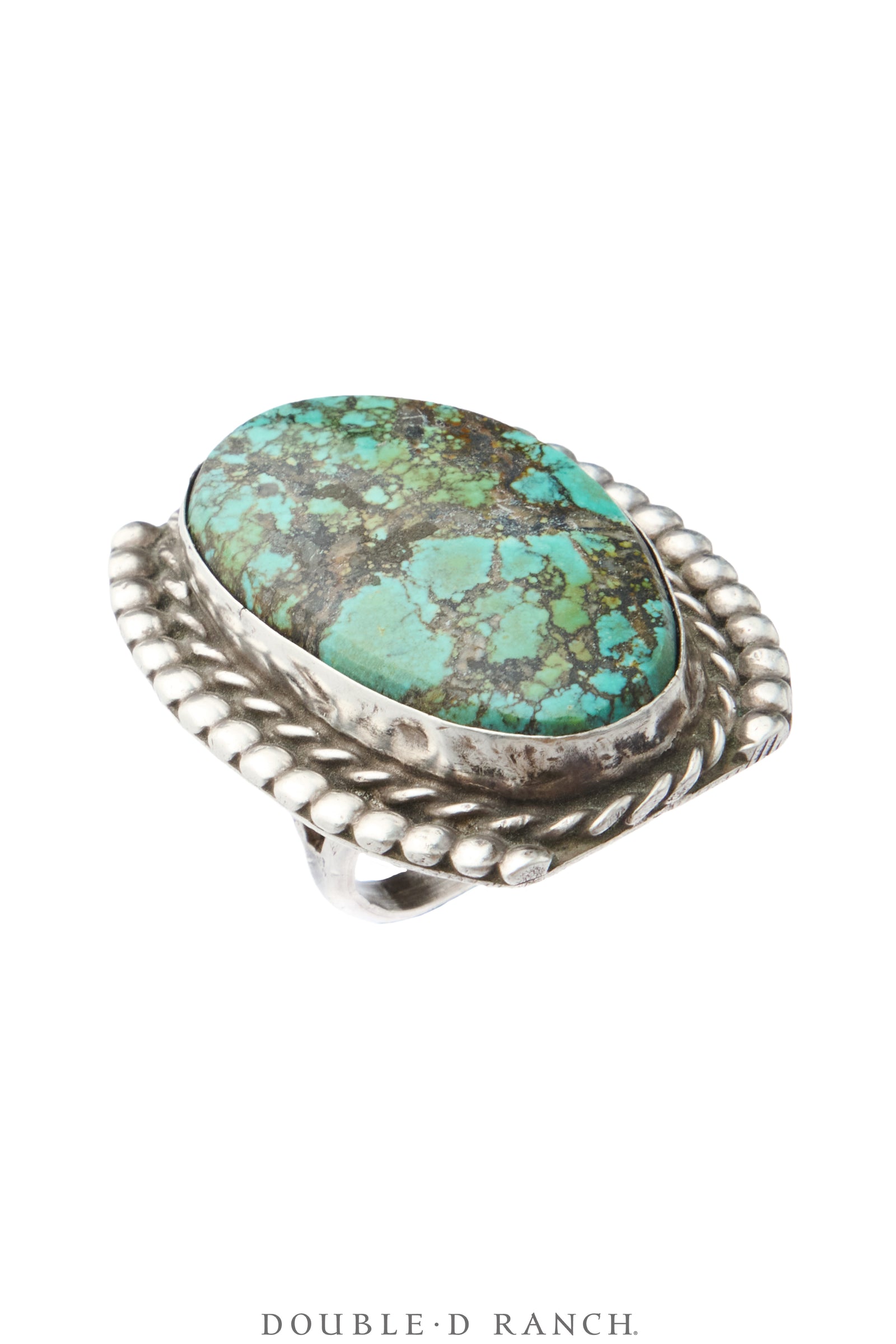 Ring, Natural Stone, Turquoise, Sans Hallmark, Vintage, 2190