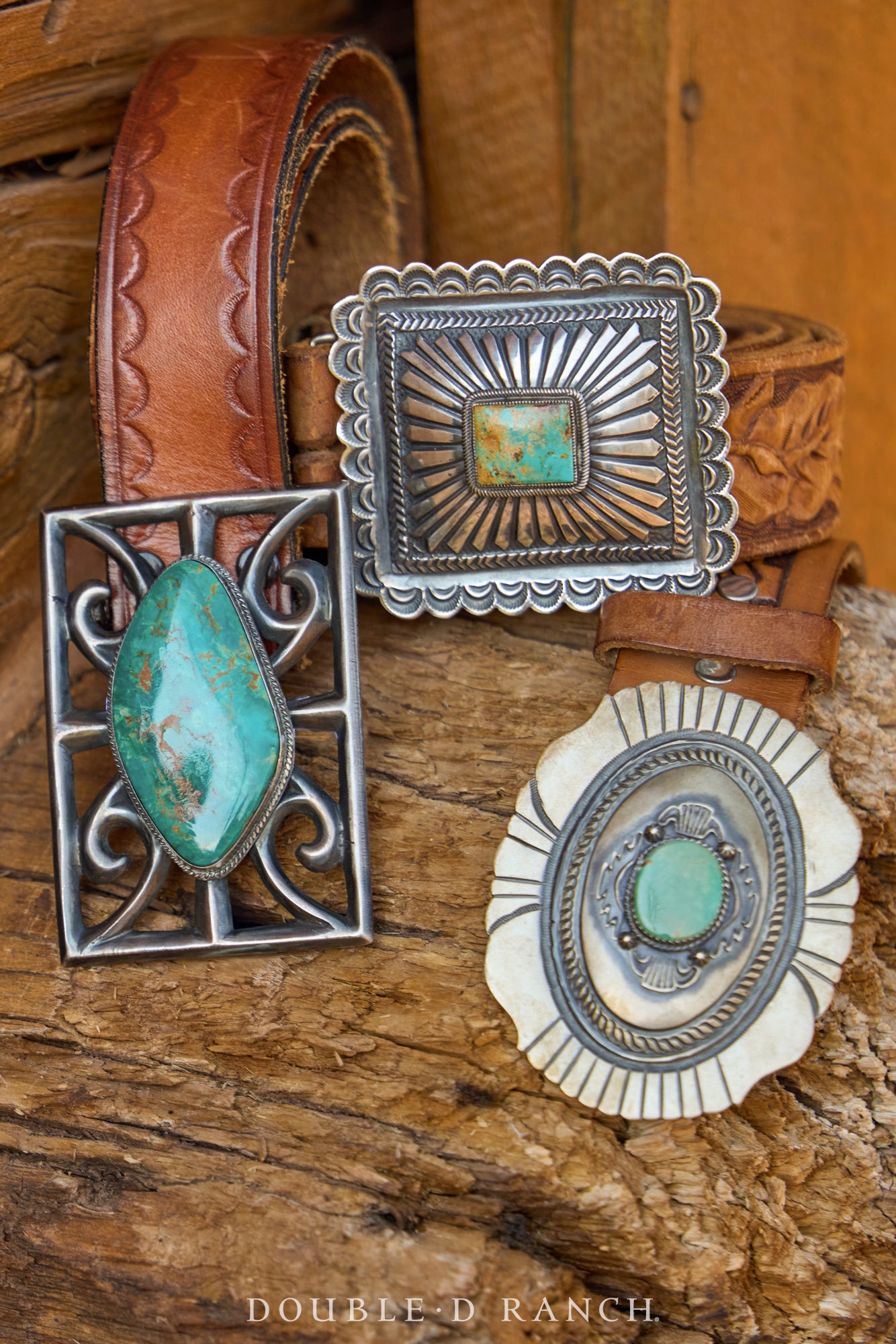 Belt, A Vintage, Buckle, Condho, Turquoise, Hallmark, Vintage, Late 20th Century, 330