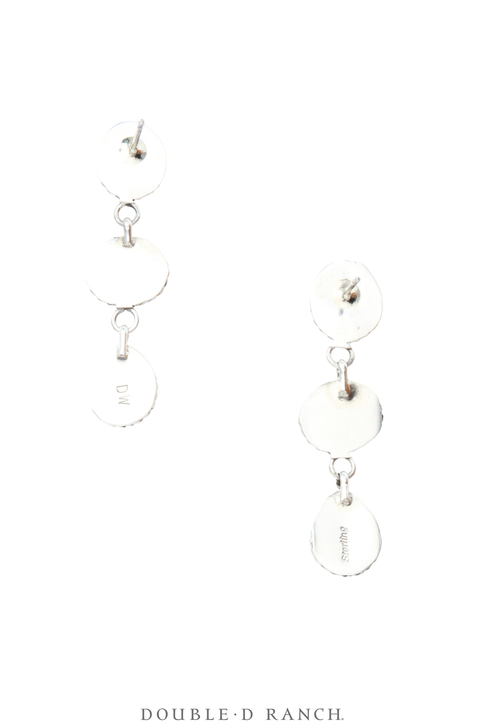 Earrings, Drop, Orange Spiny Oyster, 3 Tiers, Hallmark, Contemporary, 2442