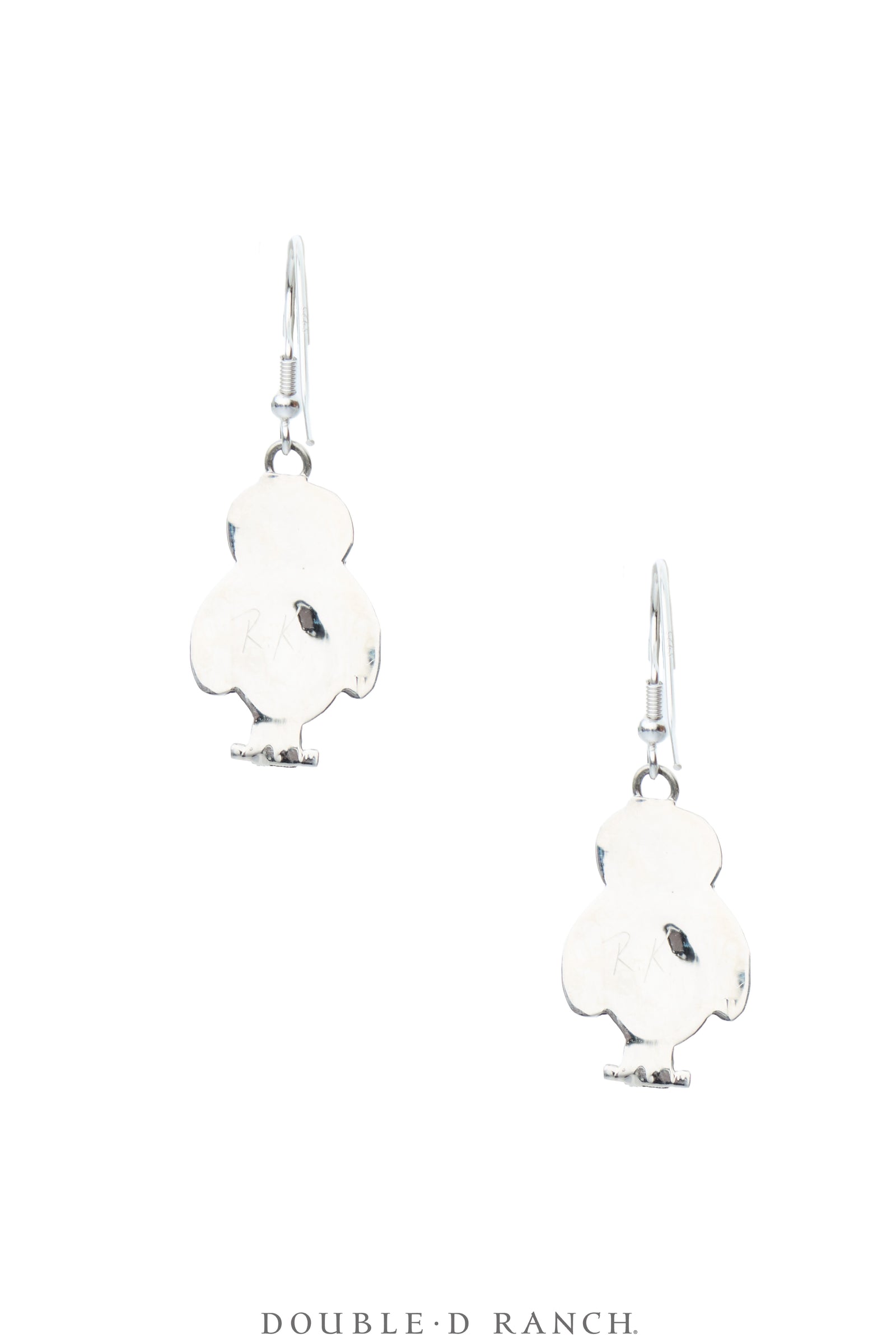 Earrings, Novelty, Mother of Pearl, Snowy Owl, Hallmark, Vintage ‘90s, 2450