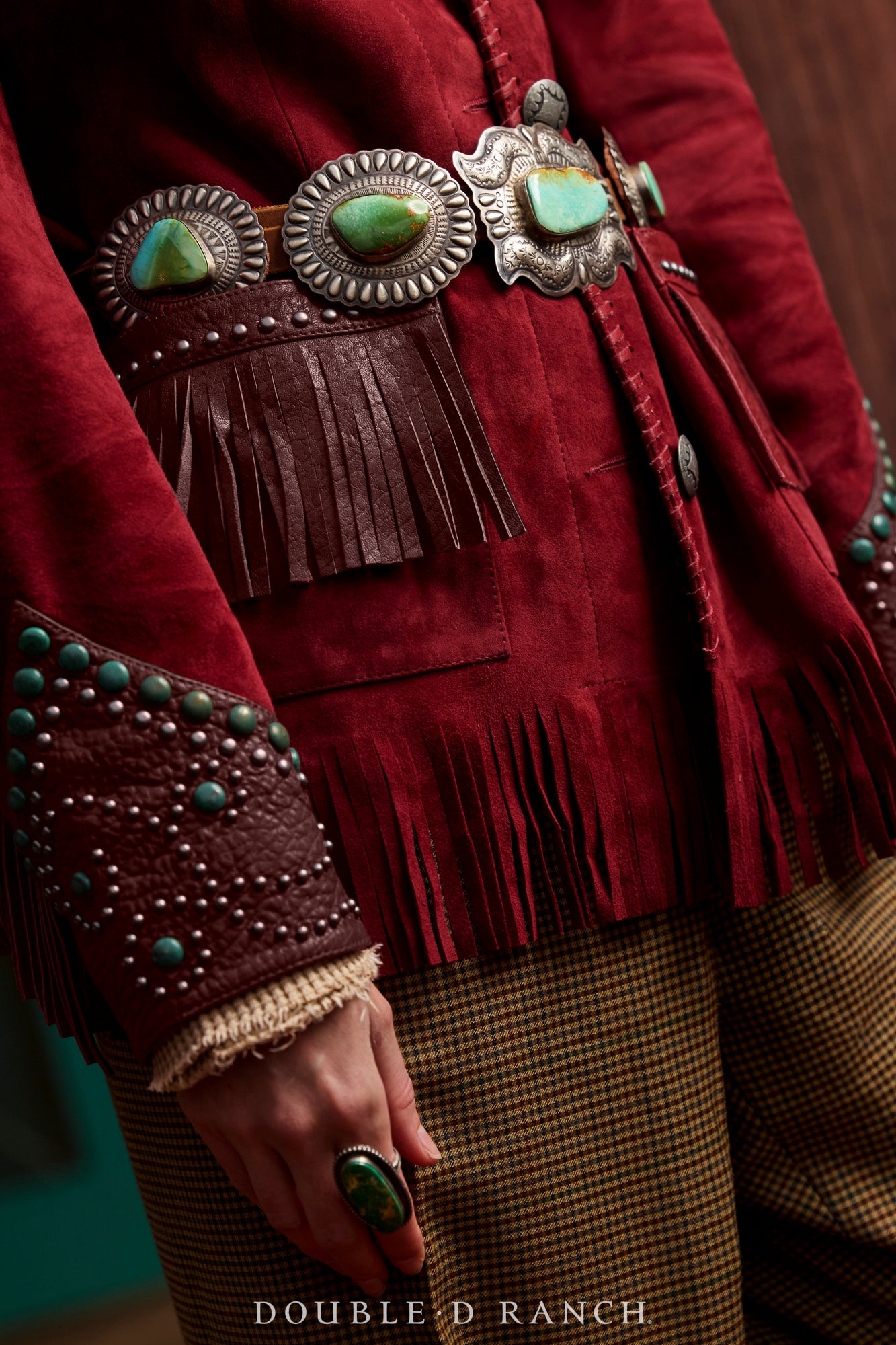 Belt, Concho, Turquoise, Hallmark, Contemporary, 521