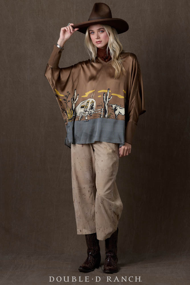 Top, Oil Camp Poncho