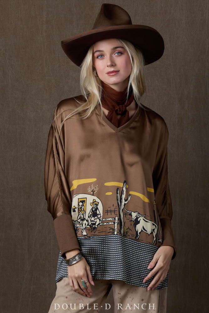 Top, Oil Camp Poncho