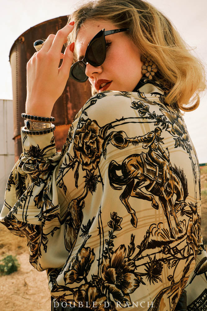 Blouse, Petro Plaid