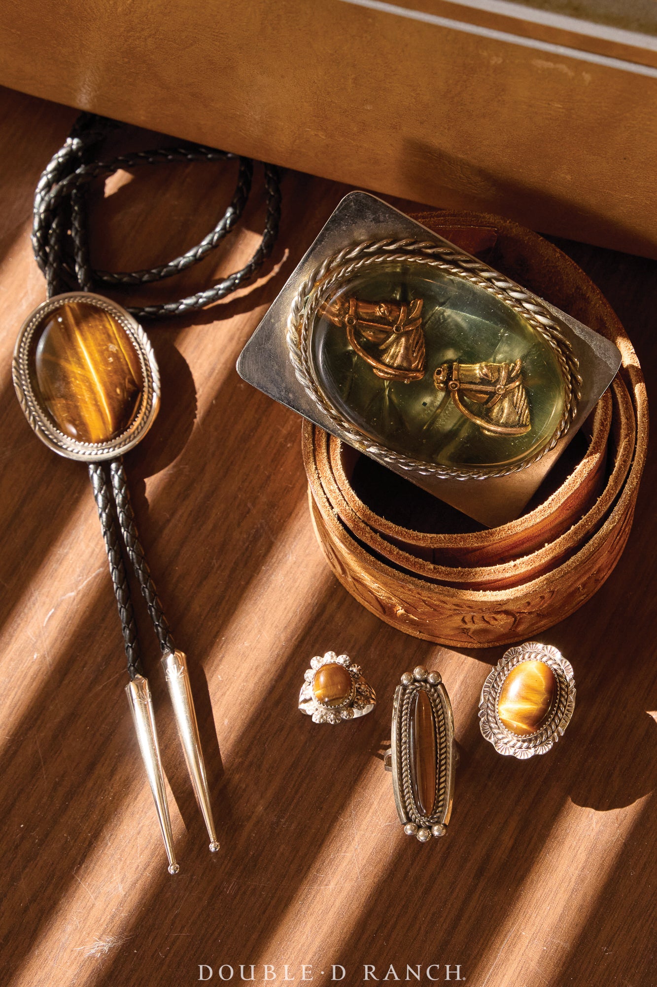 Ring, Natural Stone, Tiger Eye, Hallmark, Contemporary, 1750