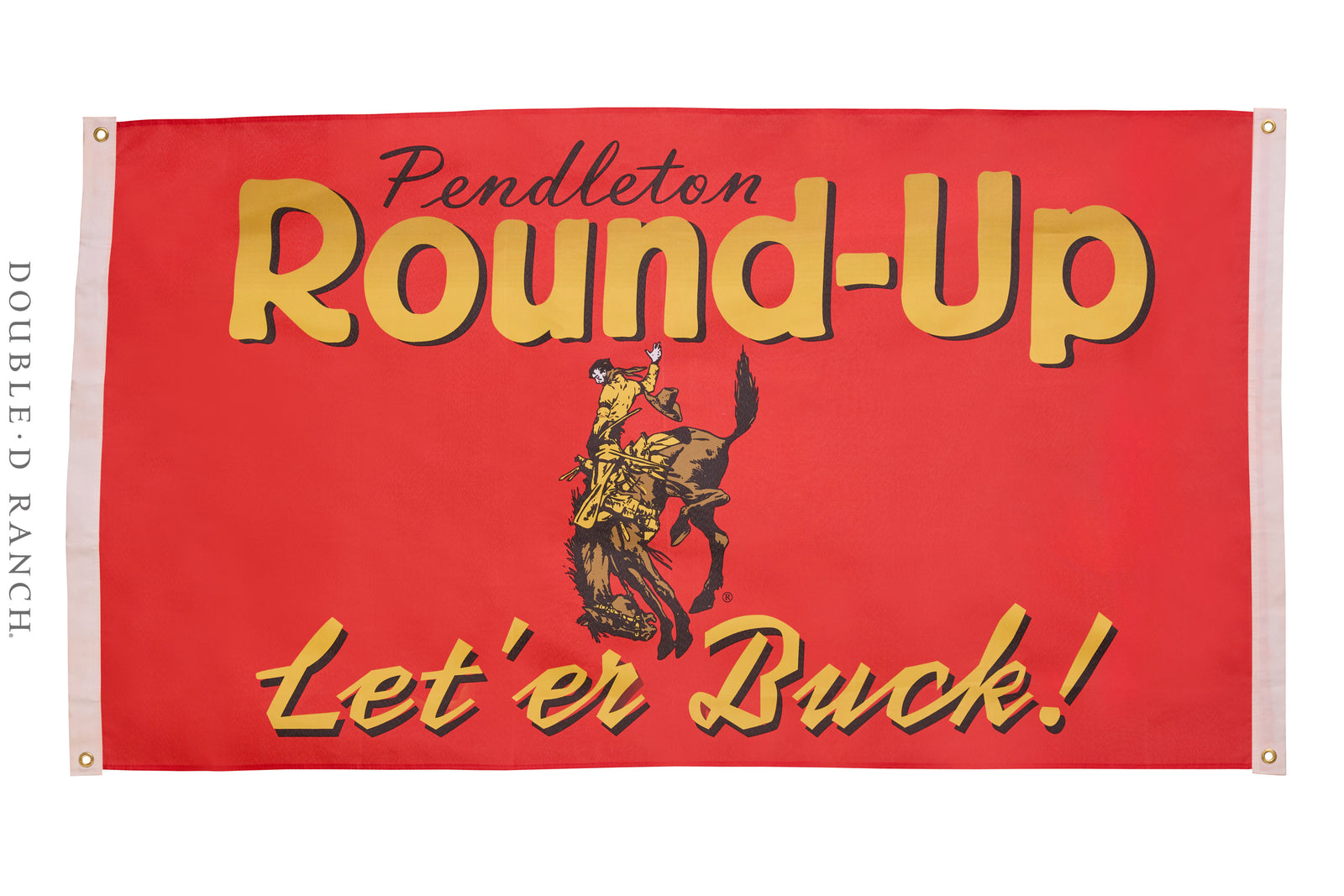 Art, Banner, Pendelton Round Up, "Let ‘er Buck!" Original, New Old Stock, 1348