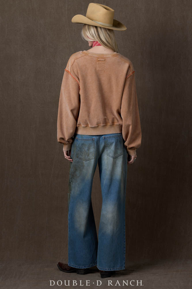 Top, Tex-Oyl Sweatshirt