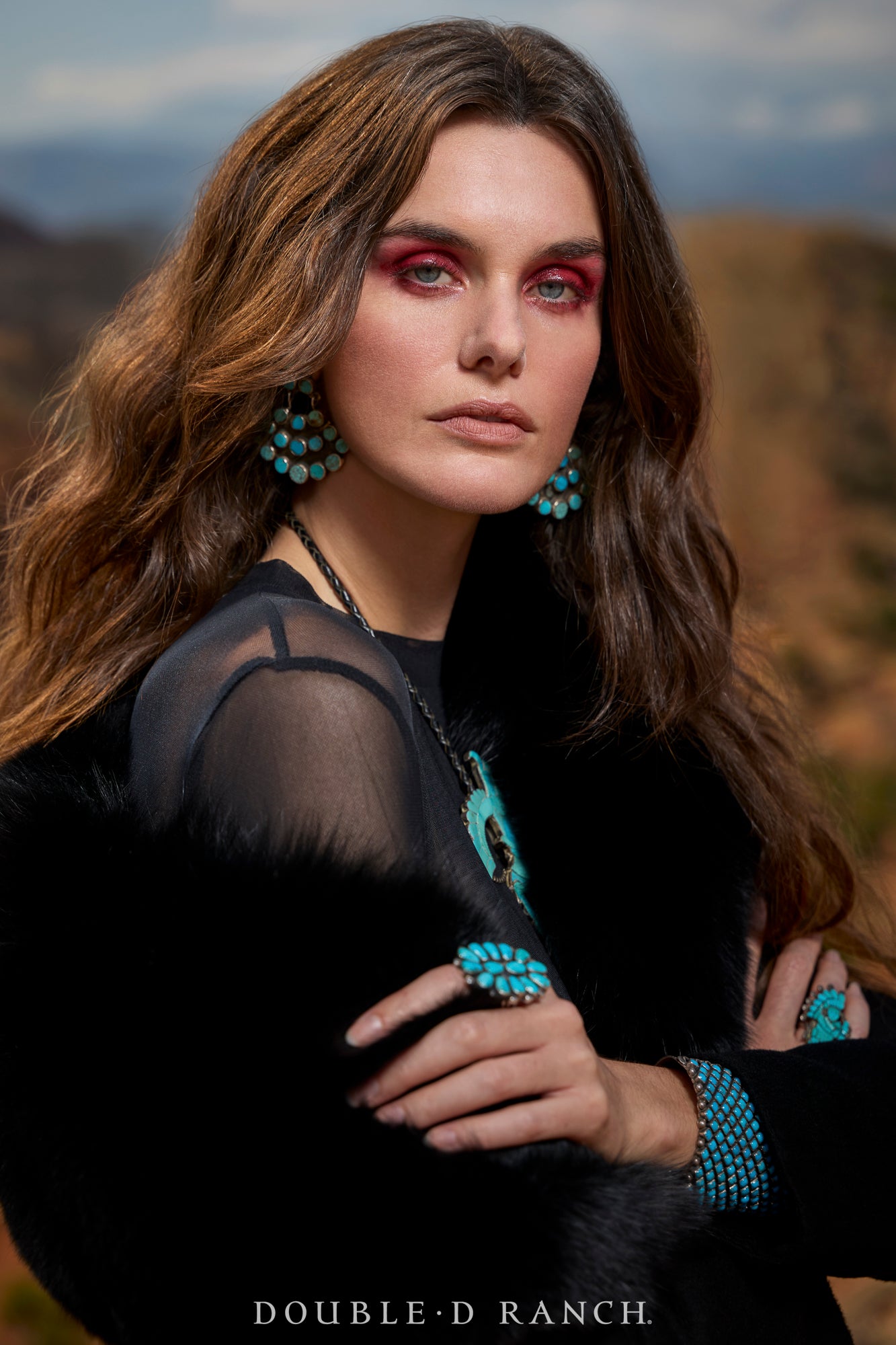 Ring, Cluster, Sleeping Beauty, Hallmark, Vintage, circa1973, 1878