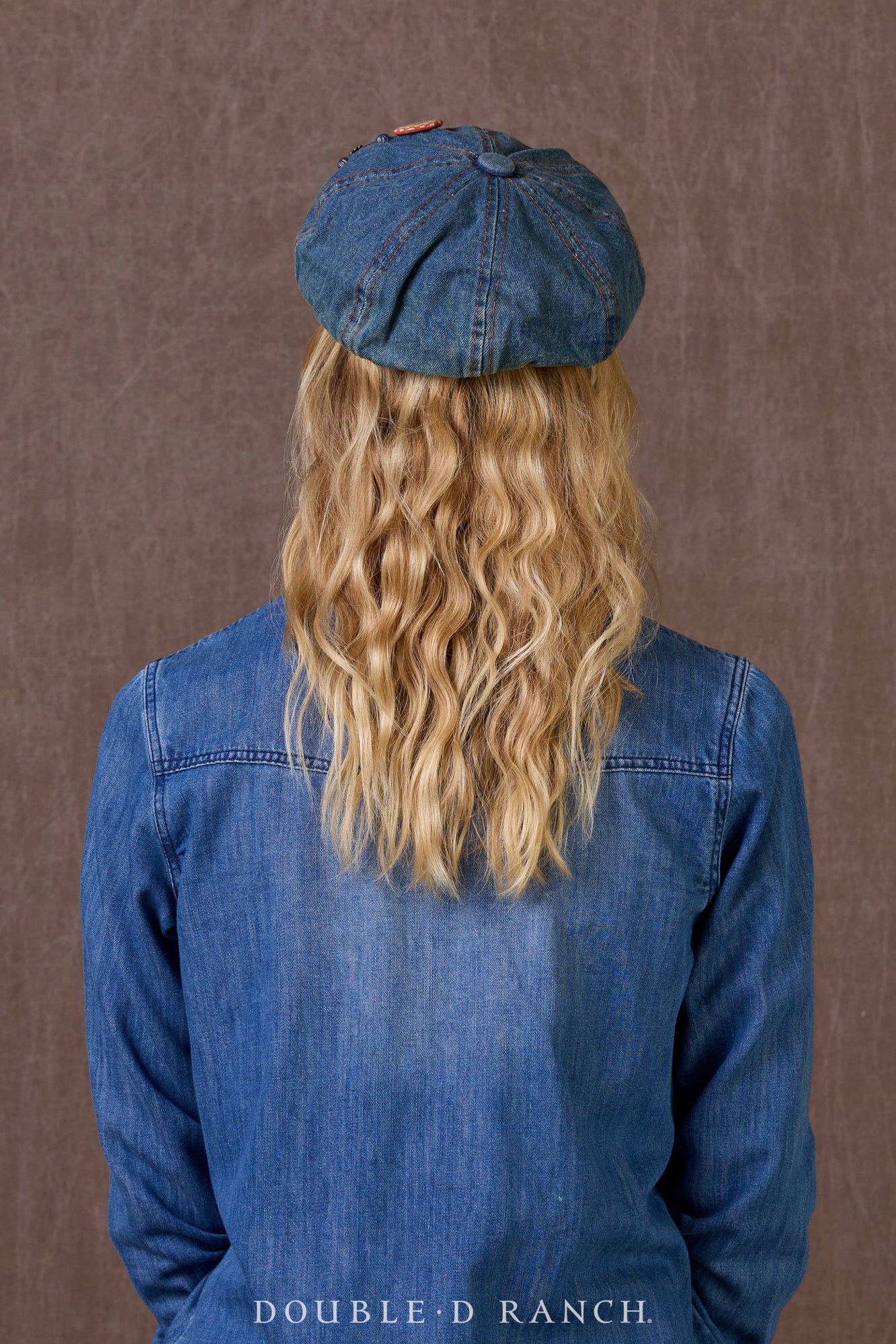 Double D Newsboy Hat with pins