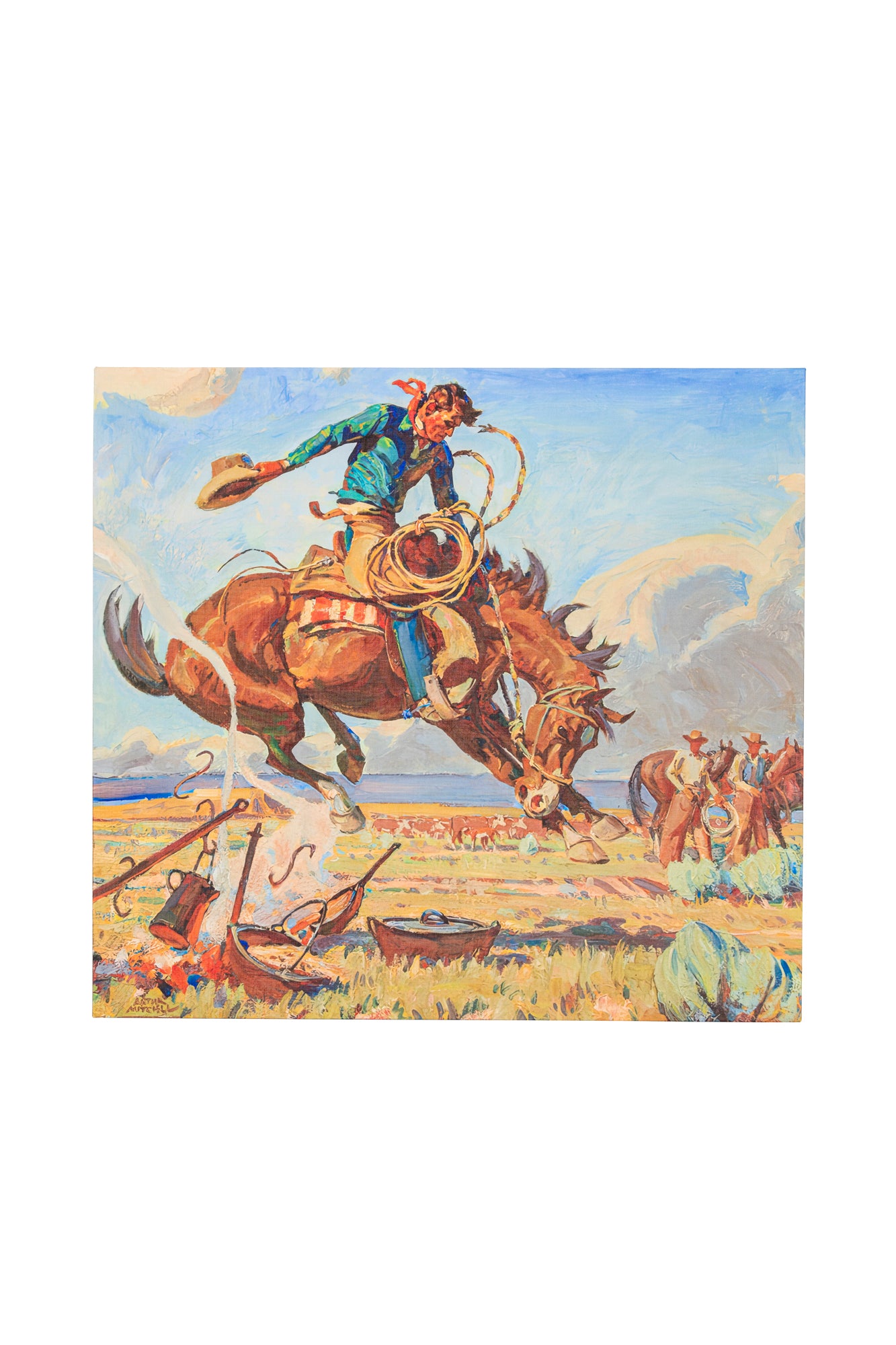 Art, Gicleé, Lots of Spunk, Canvas, A. R. Mitchell, Contemporary, 1323