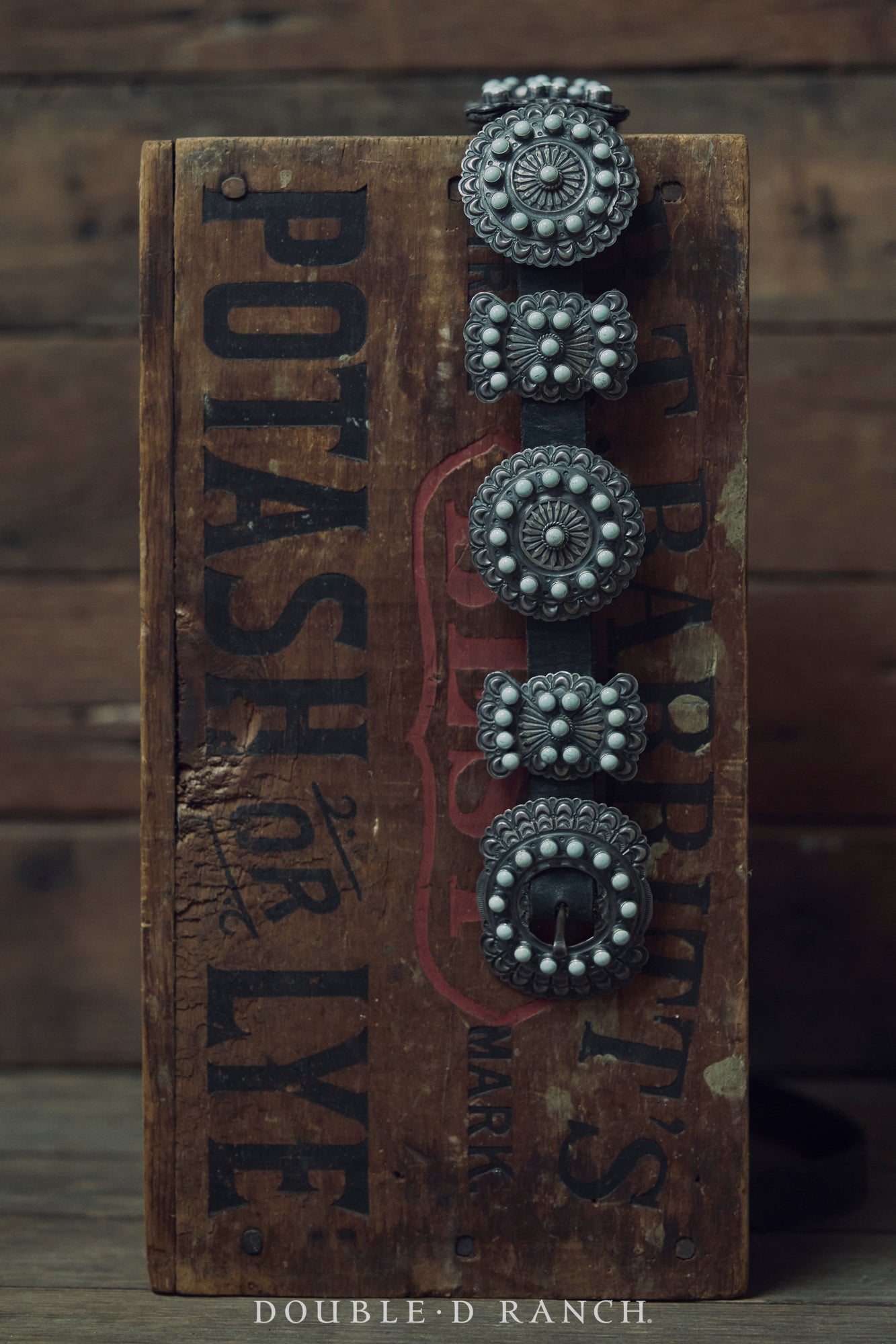 Belt, A Vintage, Concho, Turquoise, Dry Creek, Hallmark, Contemporary, 414