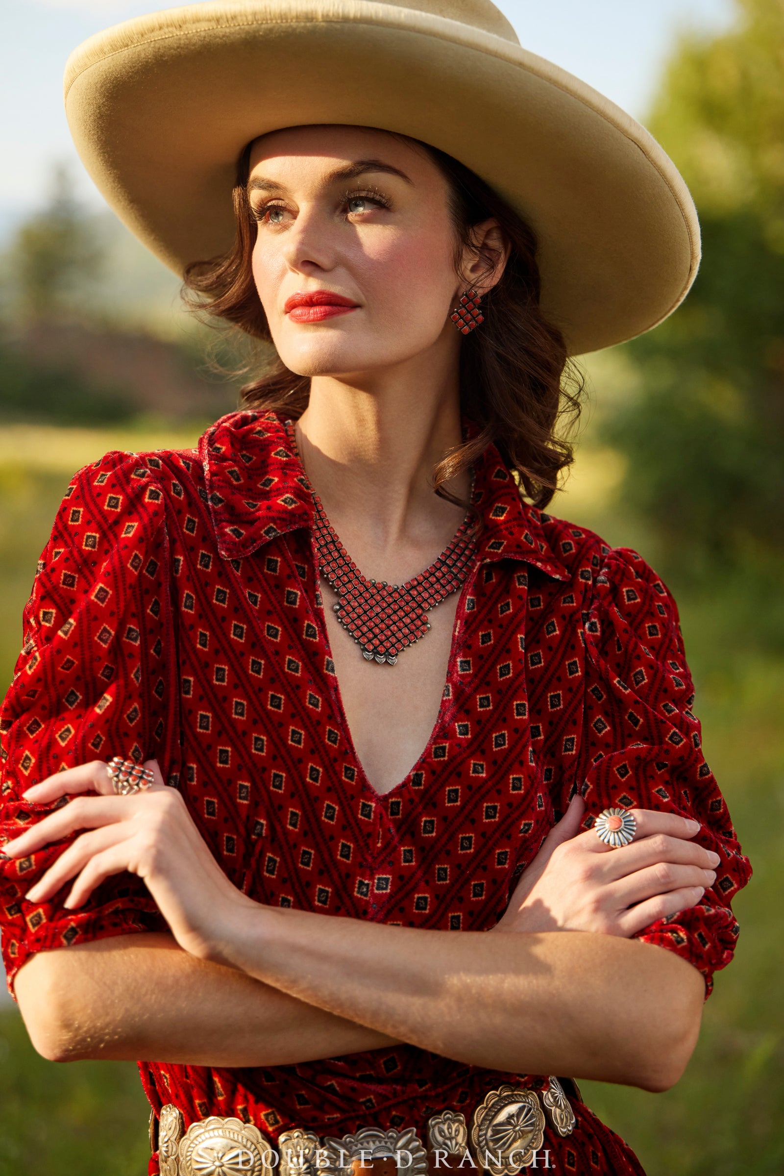 Ring, Orange Spiny Oyster, Nomad, Hallmark, Contemporary, 1352