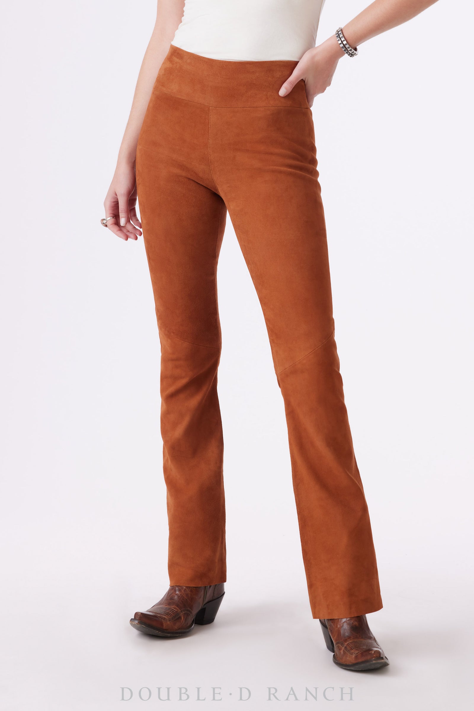 Pant, Stretch Suede
