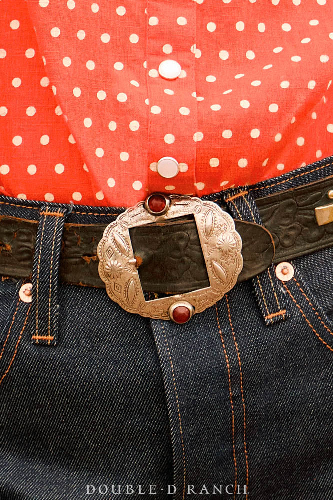 Belt, A Vintage, Buckle, Biker, Crystals & Spots, Vintage ‘50s , 837