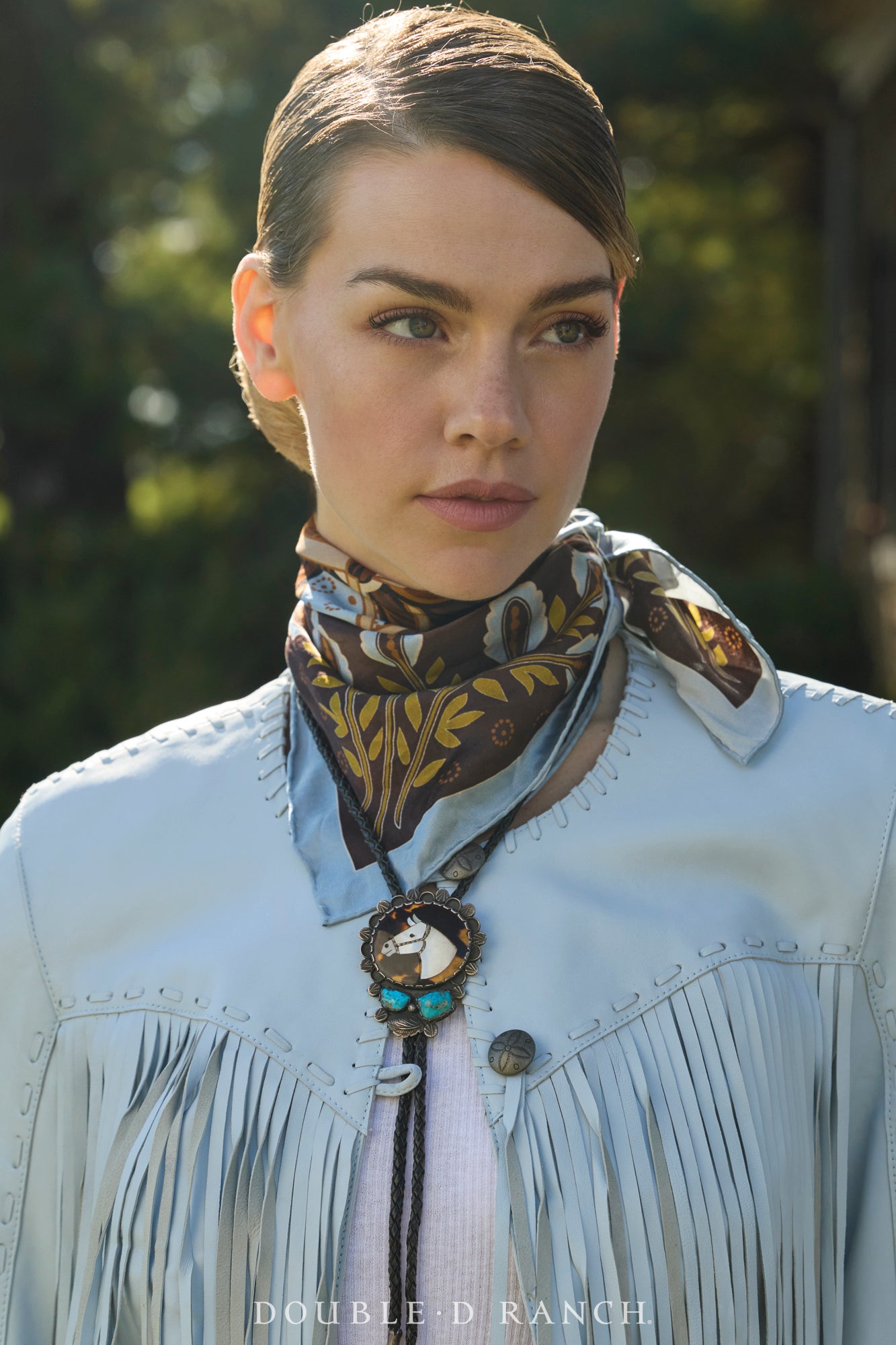 Bolo, Inlay, Novelty, Horse Profile, Beautiful Work, Vintage 1960's, 1639