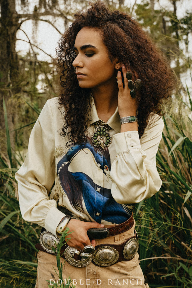 Blouse, Louisiana Heron