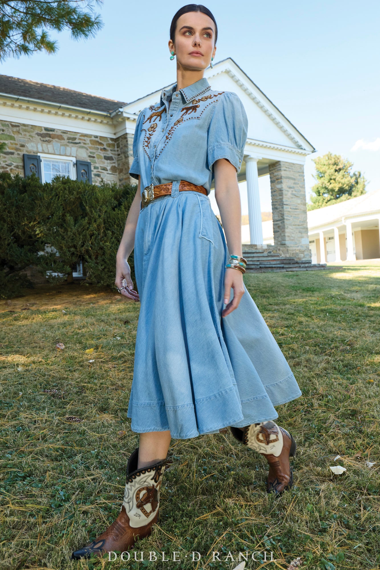 Buckskin Blues Skirt