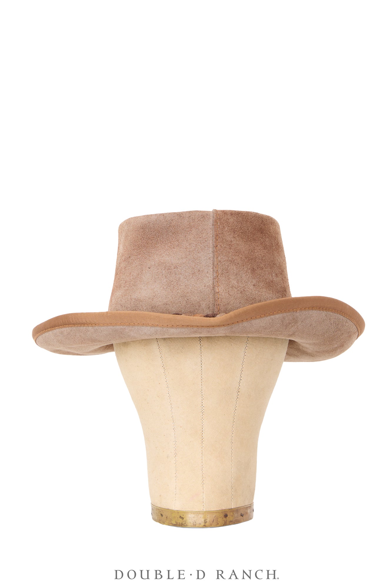 Miscellaneous, Hat, Suede, Braided Band, Vintage, Medium, 1201