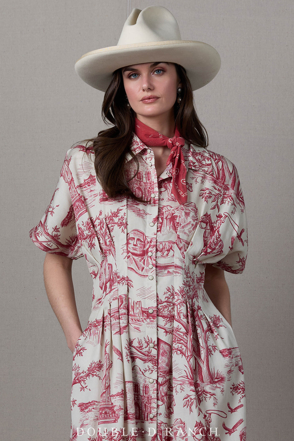Dress, America The Beautiful Toile