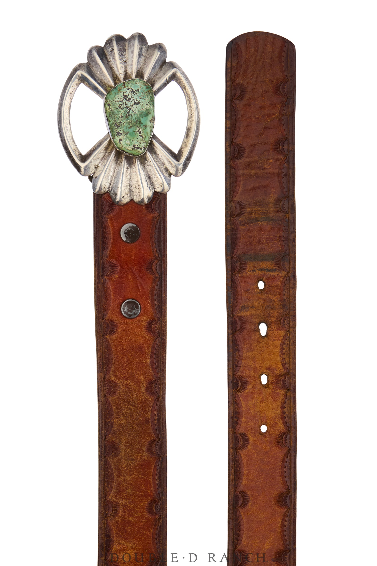 Belt, A Vintage, Cast, Turquoise, Untreated, Vintage, Early 20th Century, 1199