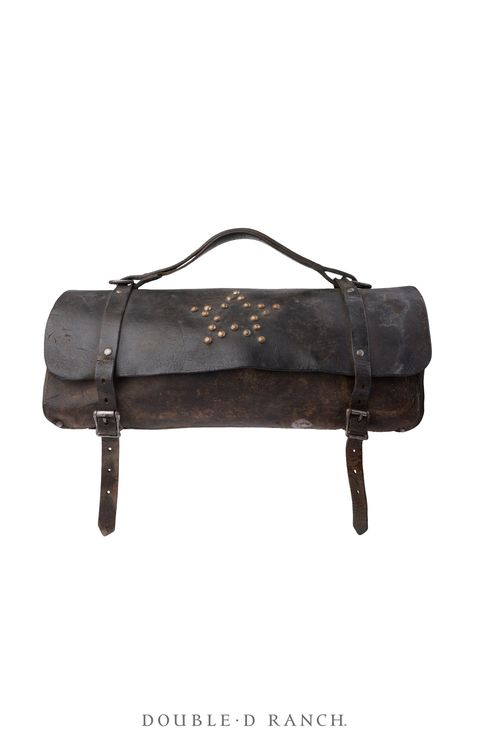 Bag, Saddle Bag, Brass Studded Star, Vintage, 1426