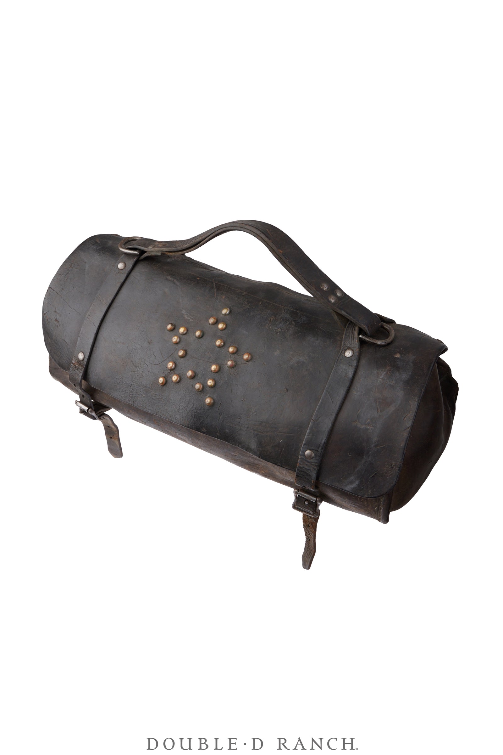 Bag, Saddle Bag, Brass Studded Star, Vintage, 1426