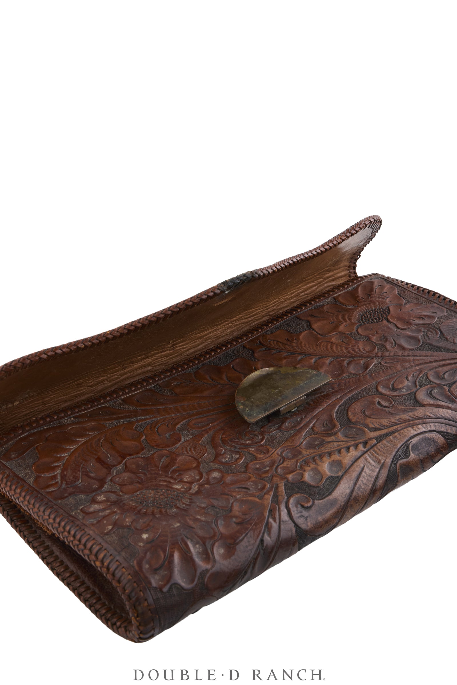 Bag, Clutch, Hand-Tooled, Deer Motif, Vintage, 1495