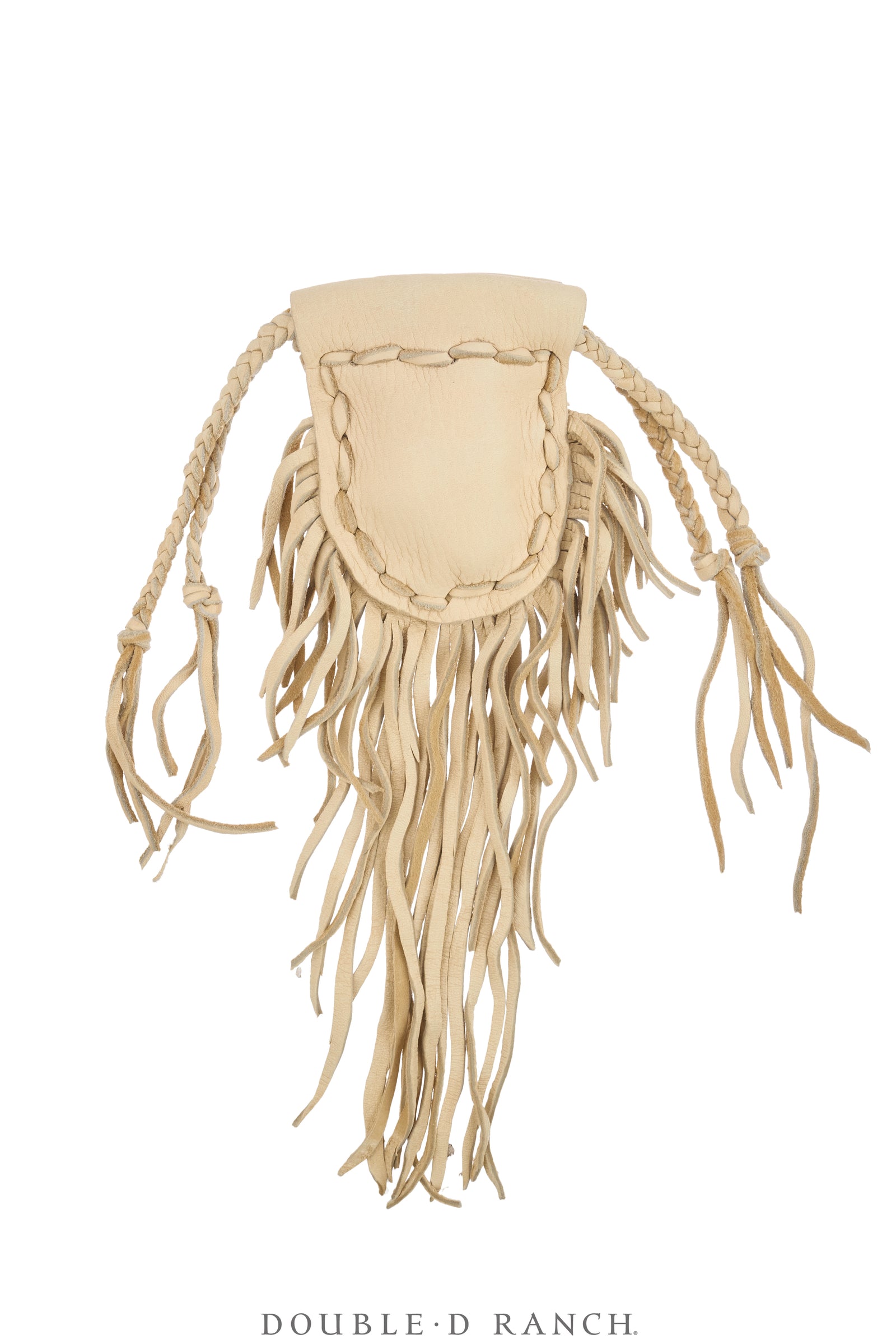Bag, Possibles, Deerskin, Braiding & Fringe, Hallmark, Vintage, 1497