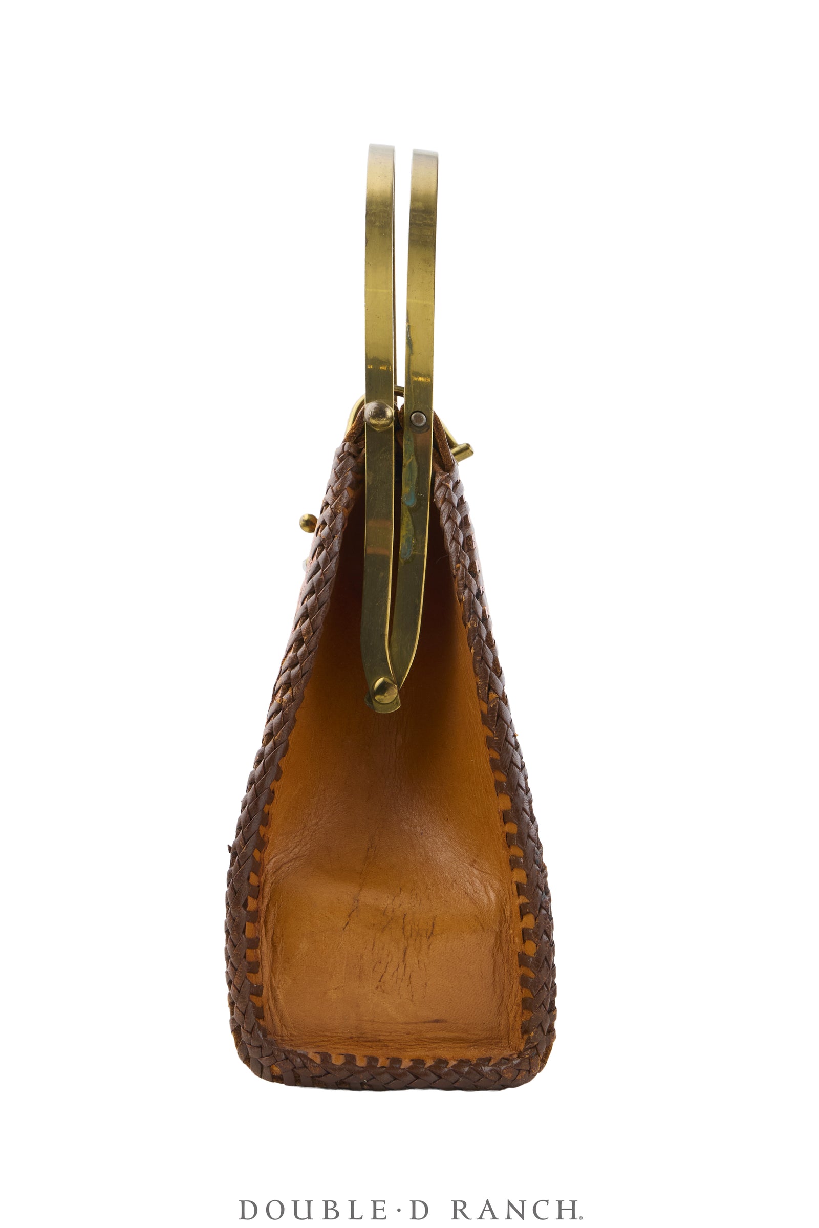 Bag, Handbag, Hand-tooled Leather, Vintage, 1501