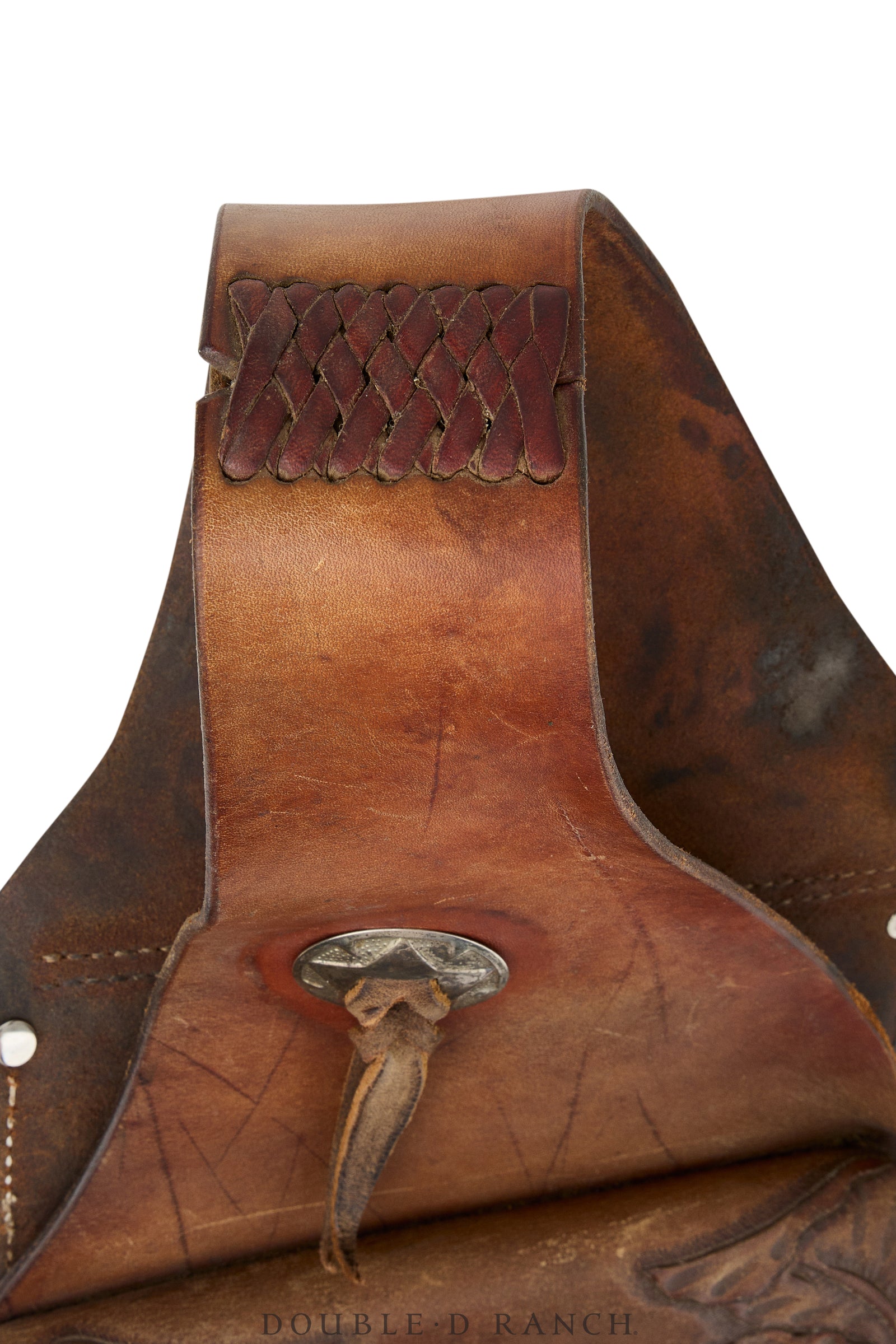 Bag, Saddle Bags, Hand Tooled, Ruckmann Hallmark, Leather, Vintage, 1476