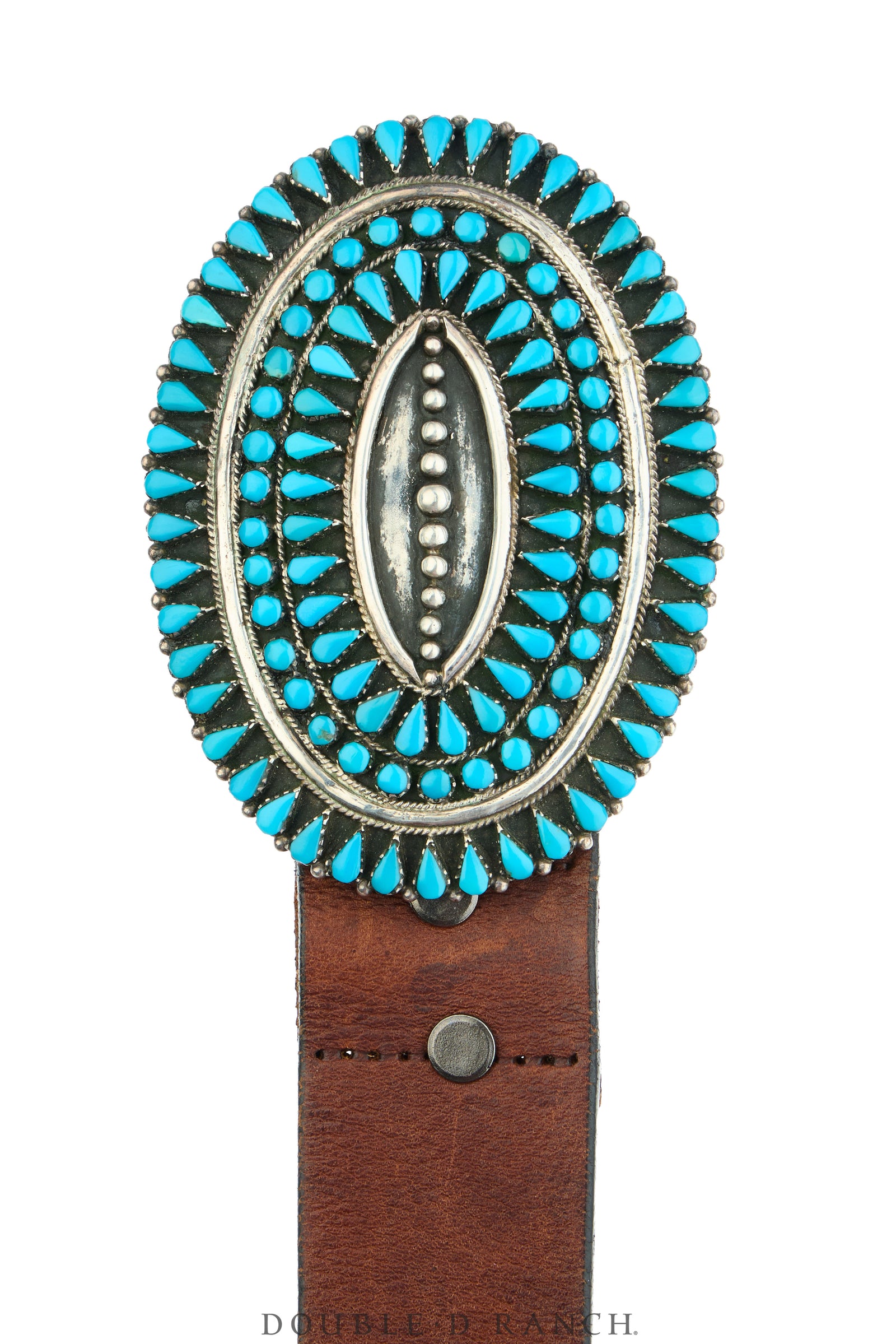Belt, A Vintage, Buckle, Turquoise, Needlepoint, Hallmark, Vintage, 1035