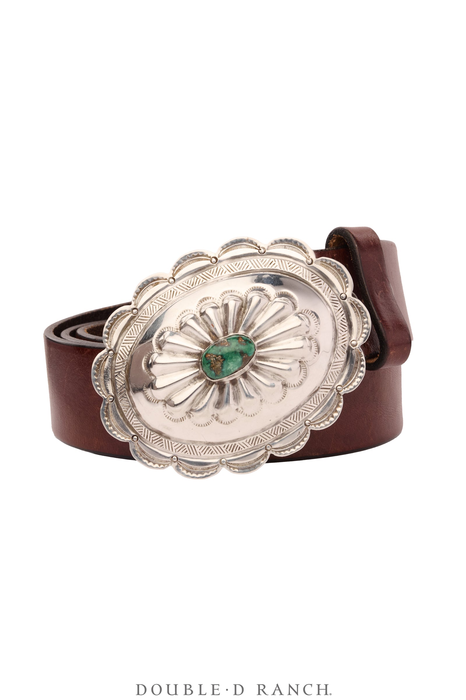 Belt, A Vintage, Buckle, Concho, Turquoise, Hallmark, Vintage, 1052