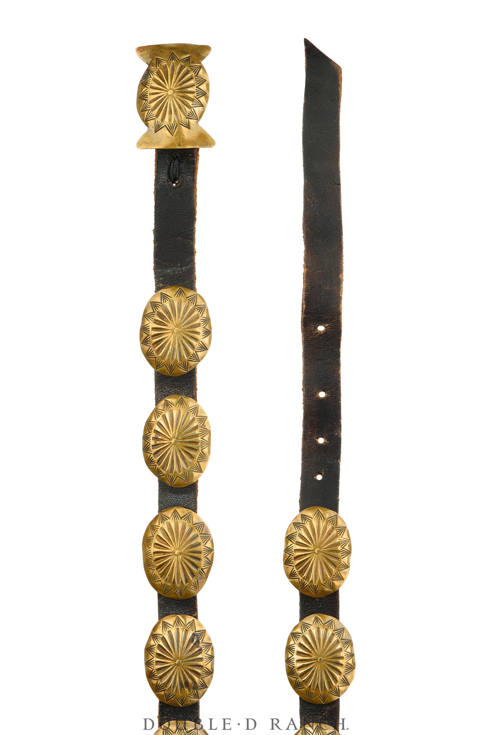 Belt, A Vintage, Concho, Small Scale, German Silver, Vintage, 1064