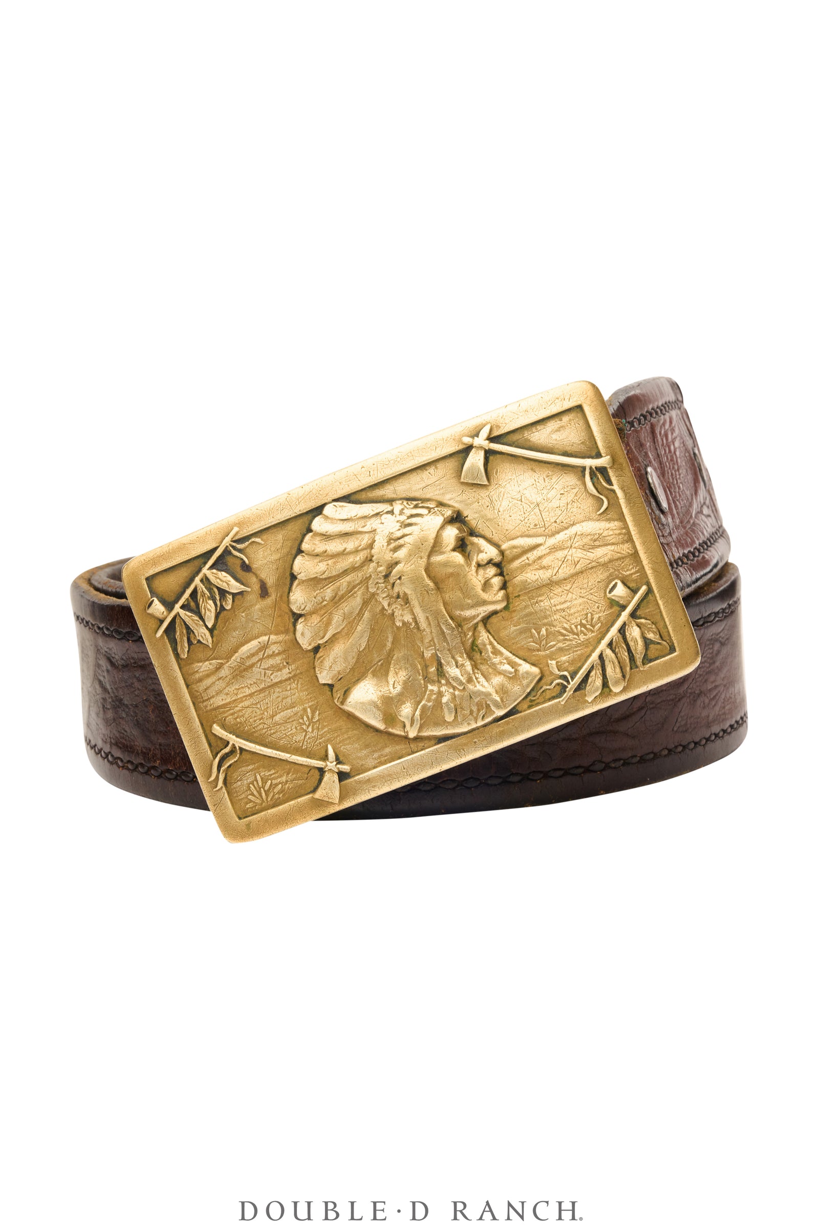 Belt, A Vintage, Buckle Kitsch, Chief, Keyston Hallmark, Vintage, 1069