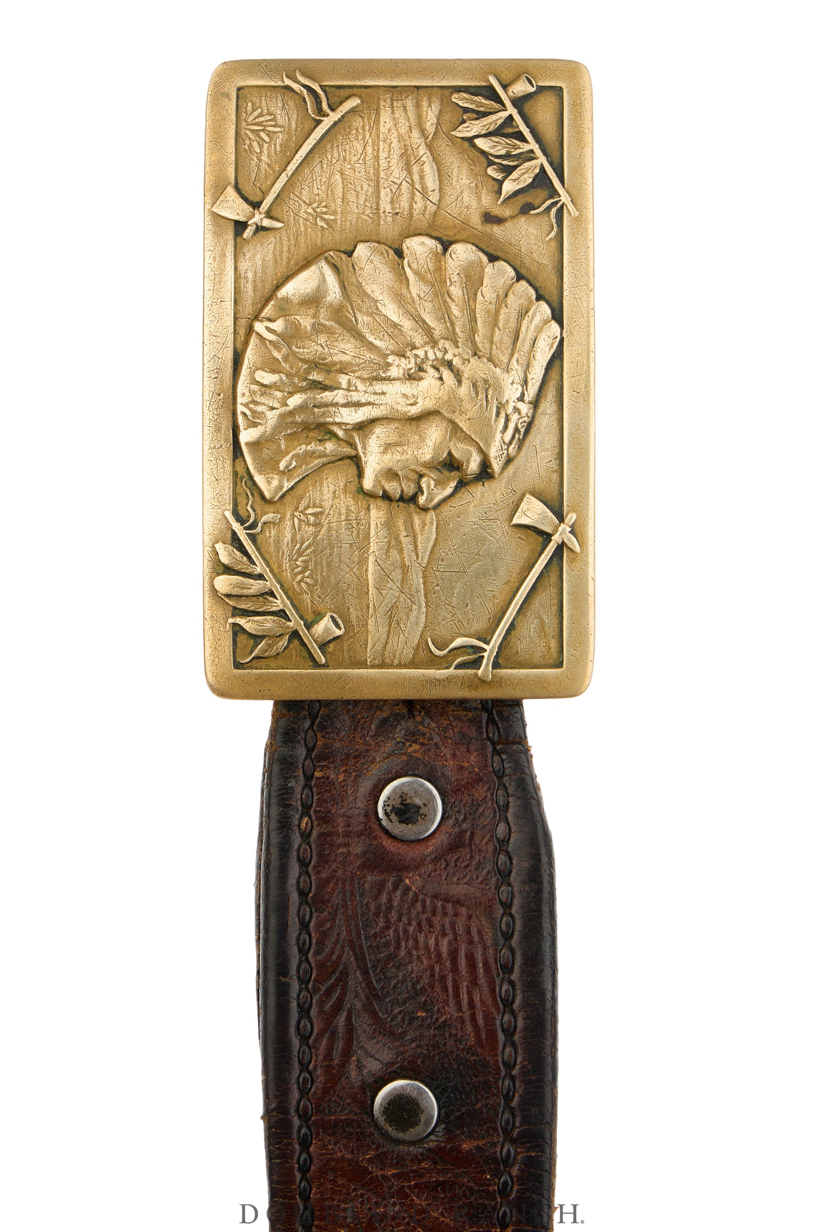 Belt, A Vintage, Buckle Kitsch, Chief, Keyston Hallmark, Vintage, 1069