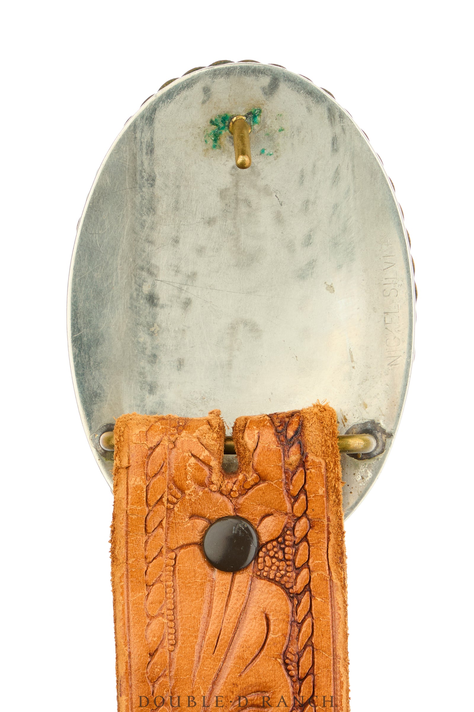 Belt, A Vintage, Buckle Kitsch, Horse Profile, Vintage, 1073