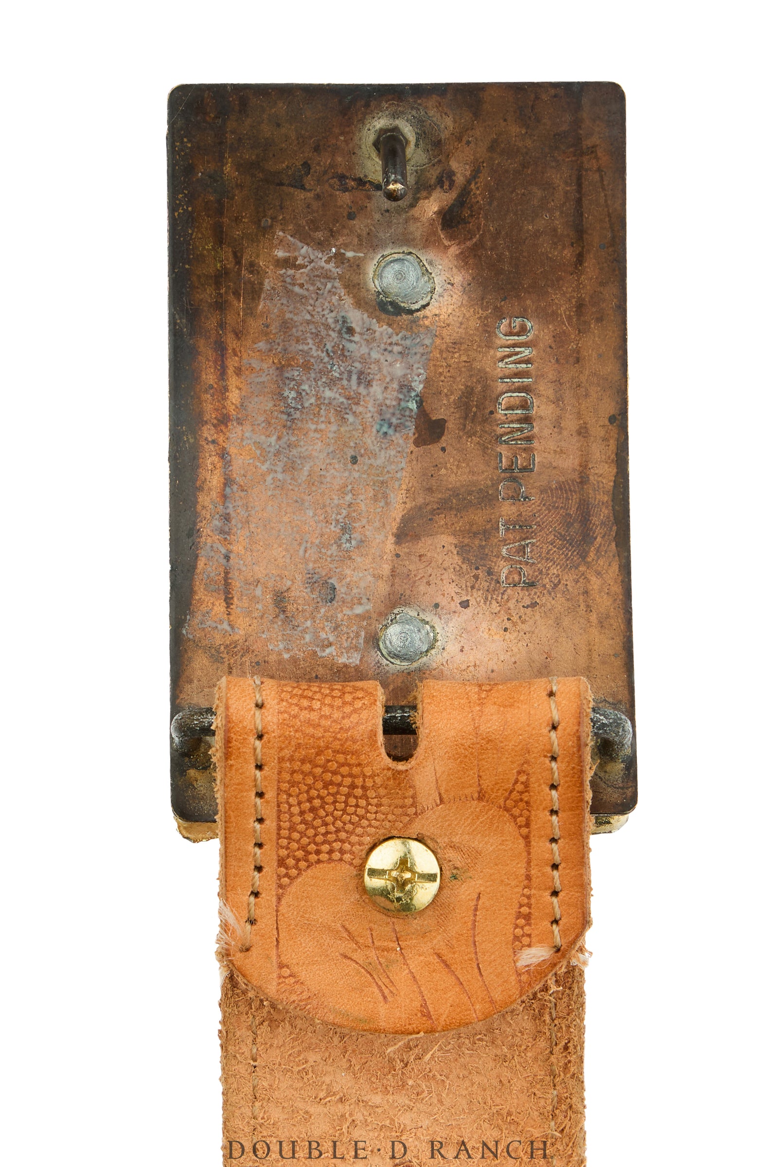 Belt, A Vintage, Buckle Kitsch, Horses & Pistols, Vintage, 1076