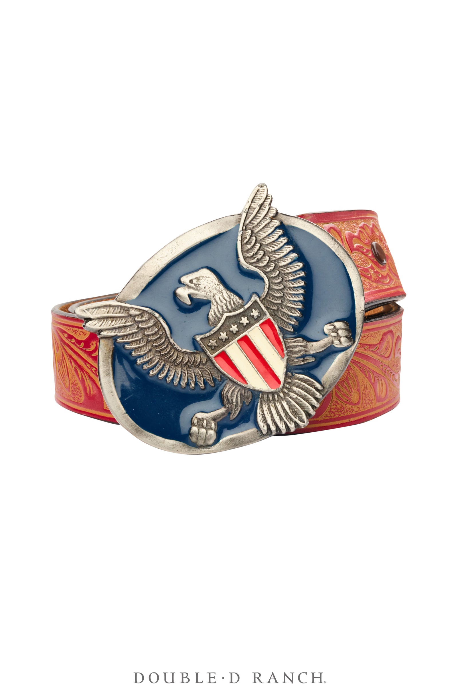 Belt, A Vintage, Buckle Kitsch, Patriotic, Vintage, 1081B