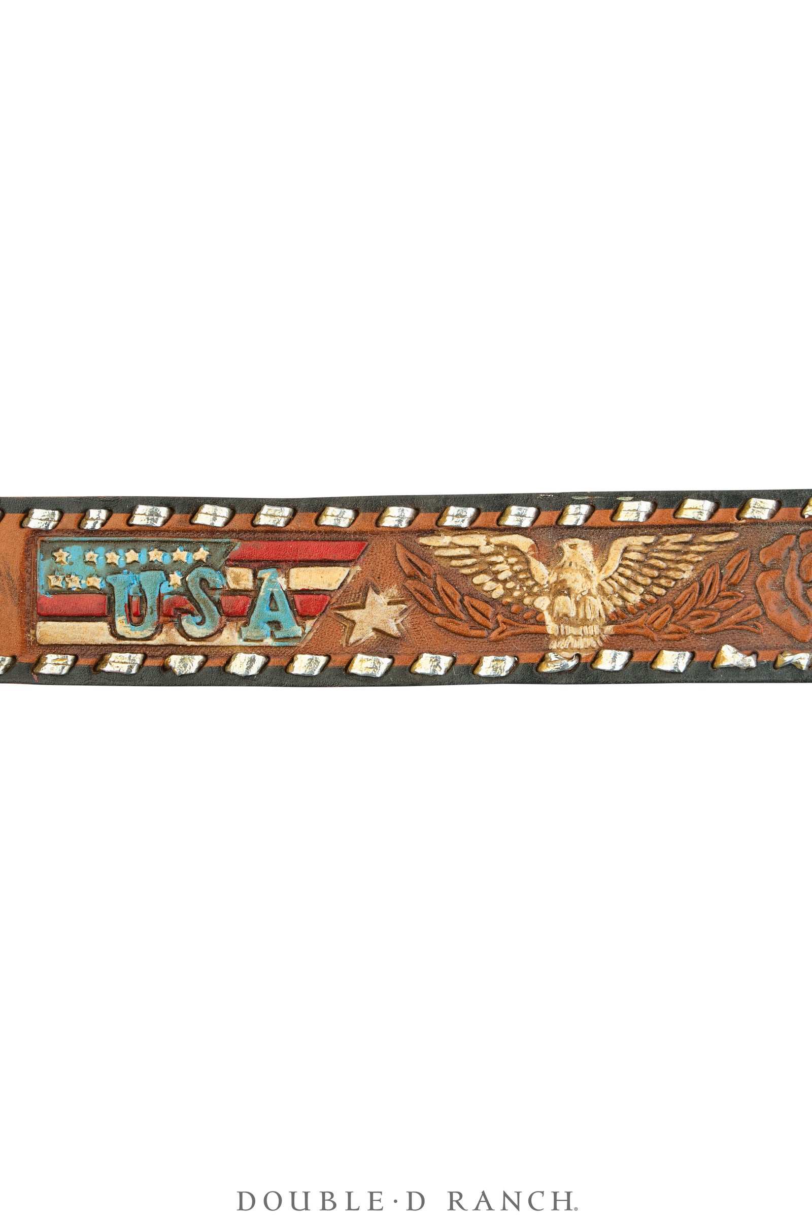 Belt, A Vintage, Buckle Kitsch, Patriotic, Vintage, 1081