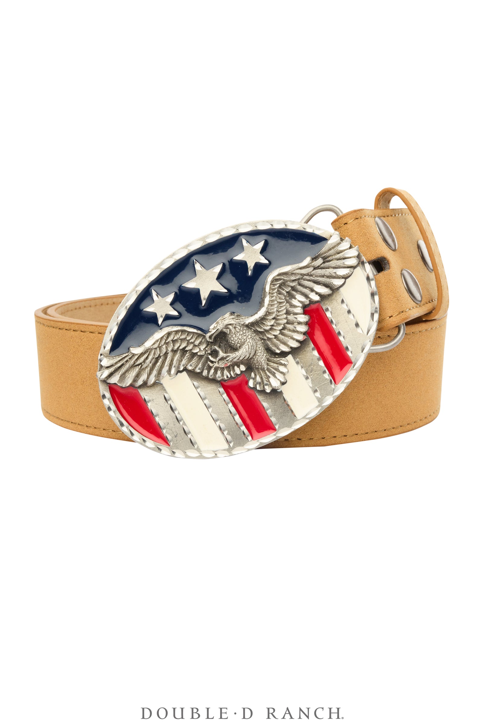 Belt, A Vintage, Buckle Kitsch, Patriotic, Vintage, 1087
