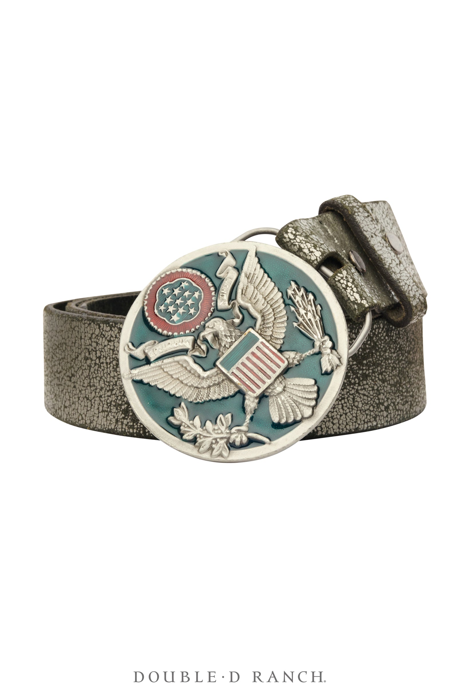 Belt, A Vintage, Buckle Kitsch, Patriotic, Vintage, 1088