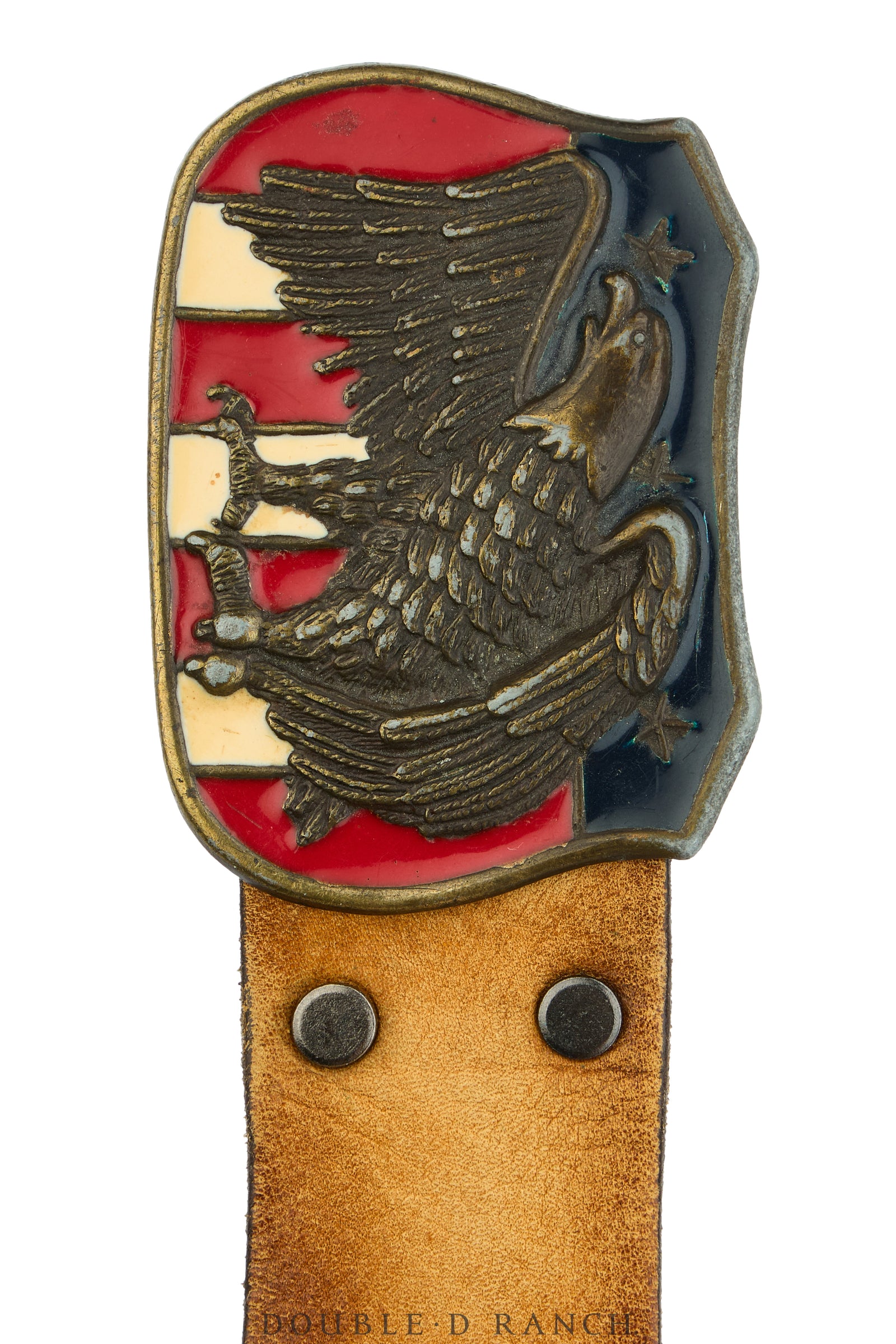Belt, A Vintage, Buckle Kitsch, Patriotic, Vintage, 1089C
